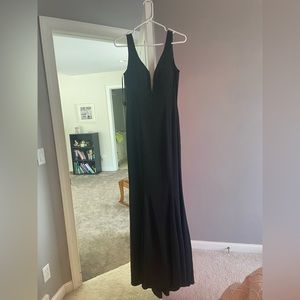 Black formal shimmery dress